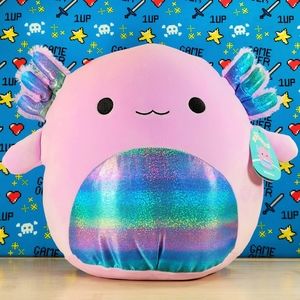 Squishmallow Monica the Axolotl 14" UltraSoft Stuffed Sealife Squad Toy Plush